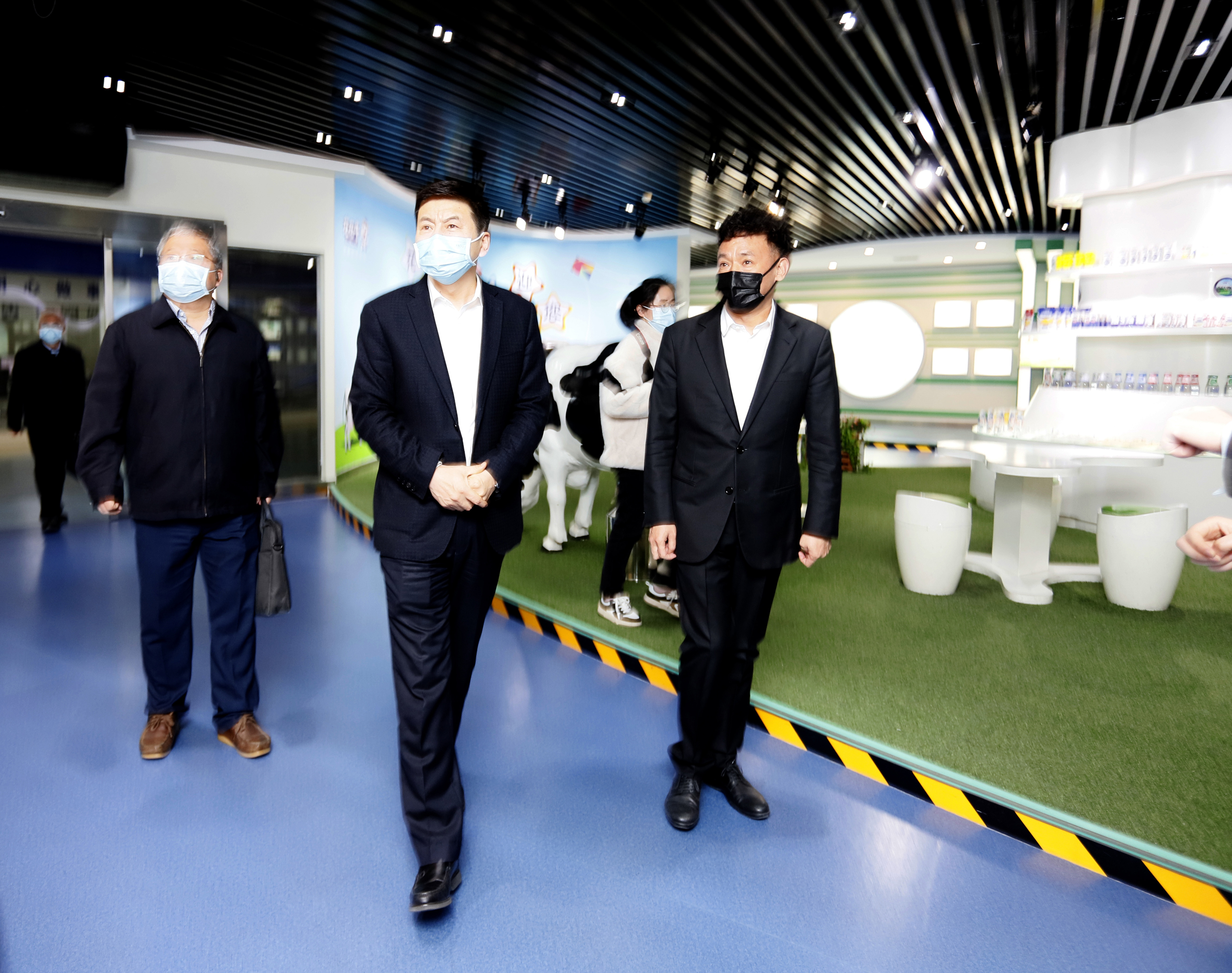 河南省委常委、副省長費東斌蒞臨 花花牛乳業(yè)集團(tuán)調(diào)研